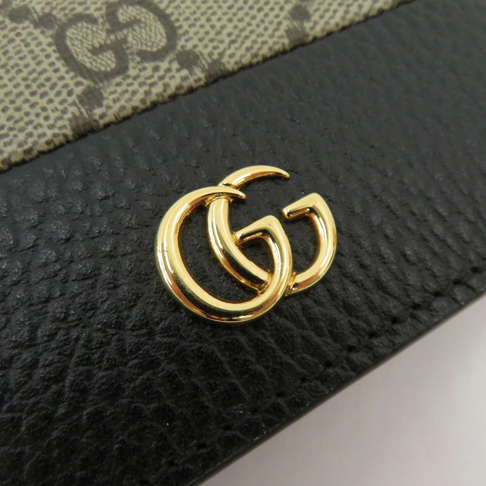 GUCCI GG Supreme Bi fold Wallet Beige - Picture 2 of 10